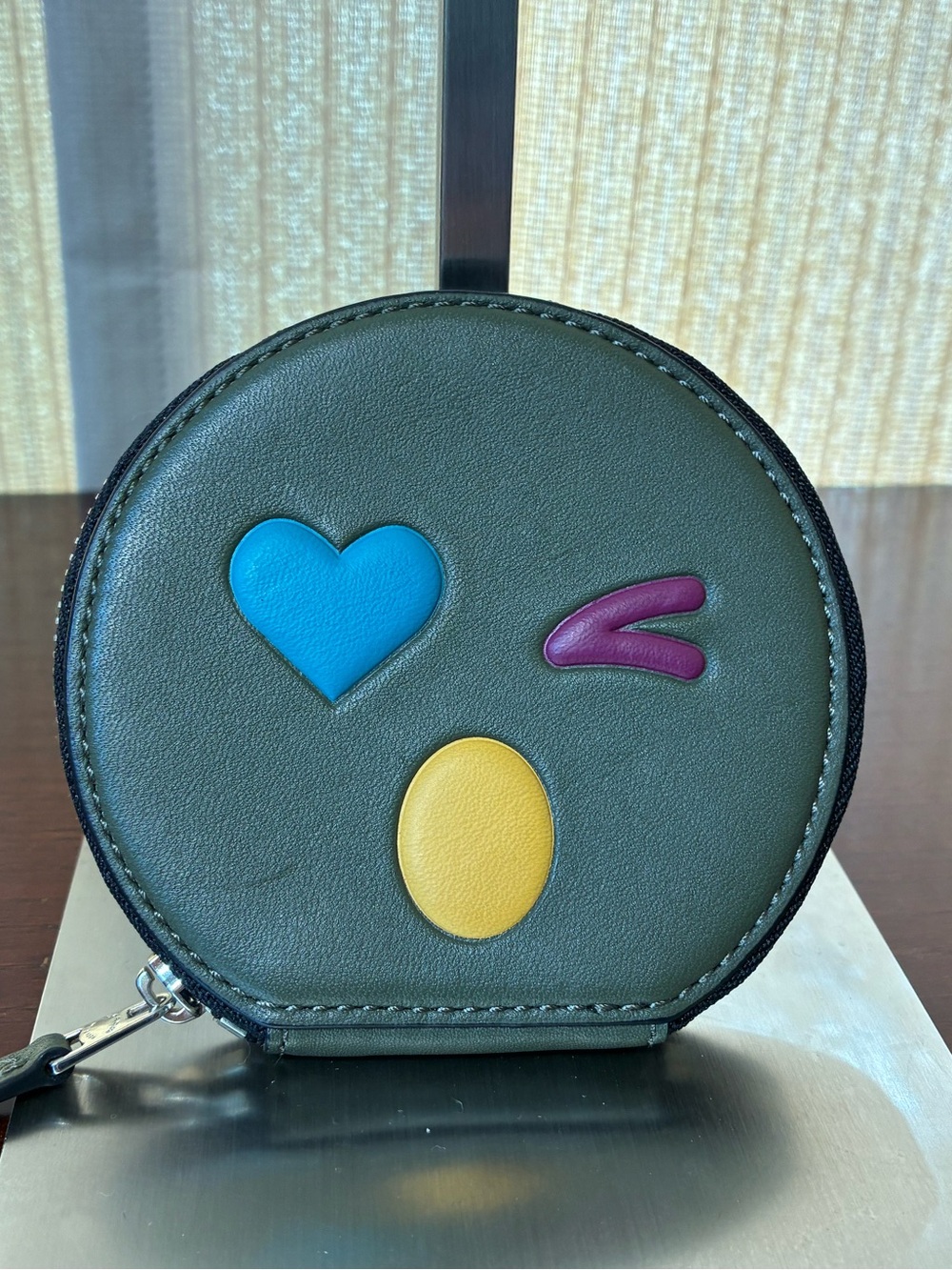 Coach Emoji Zippered Coin Pouch NWT